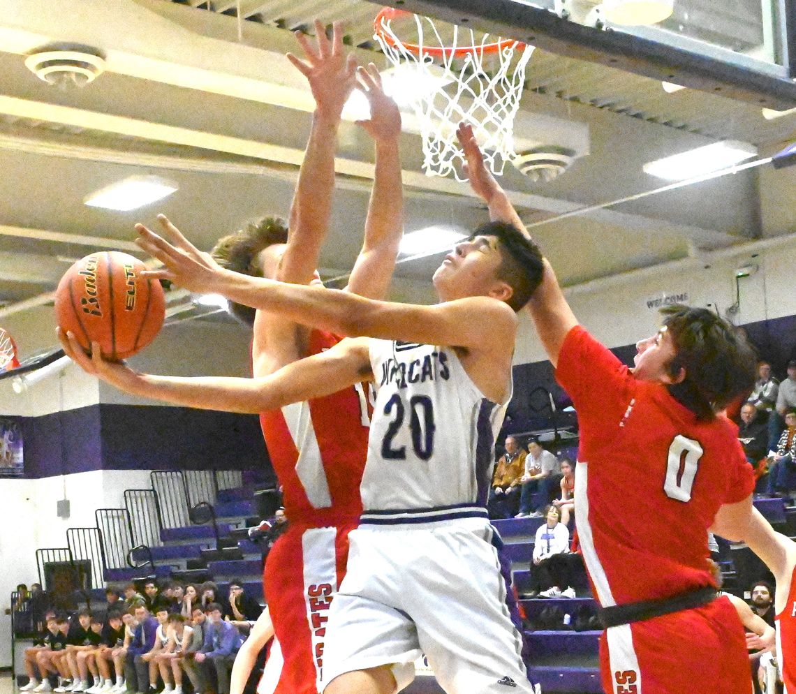 HNS Boys basketball vs Plainview