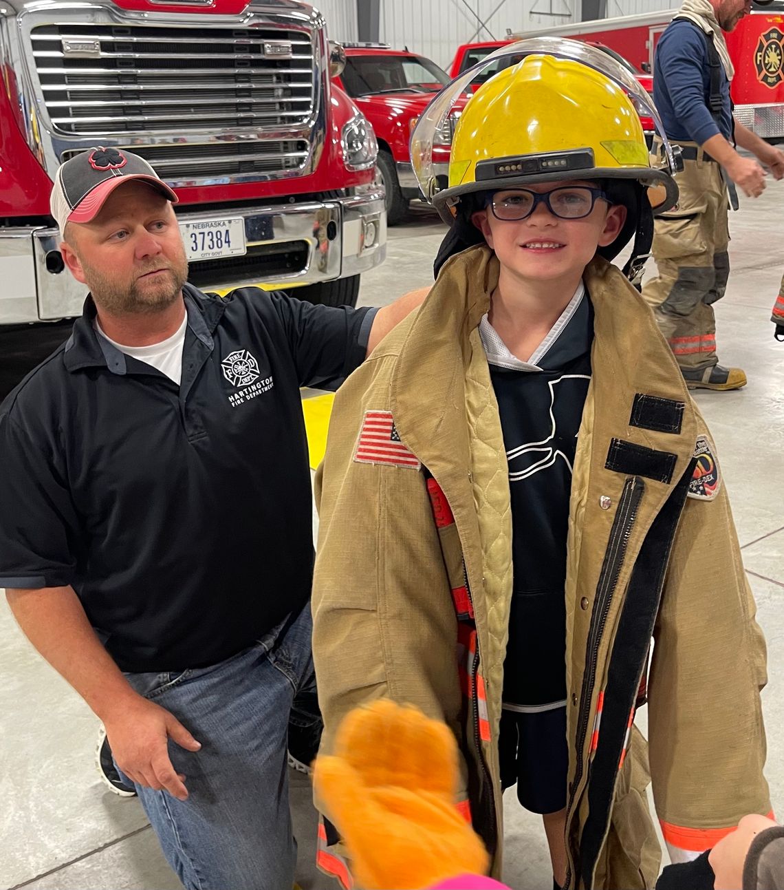 Holy Trinity students visit Fire Hall