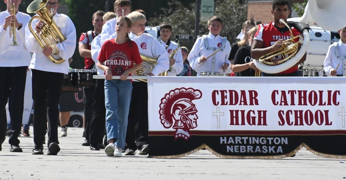 Homecoming Parade in Hartington