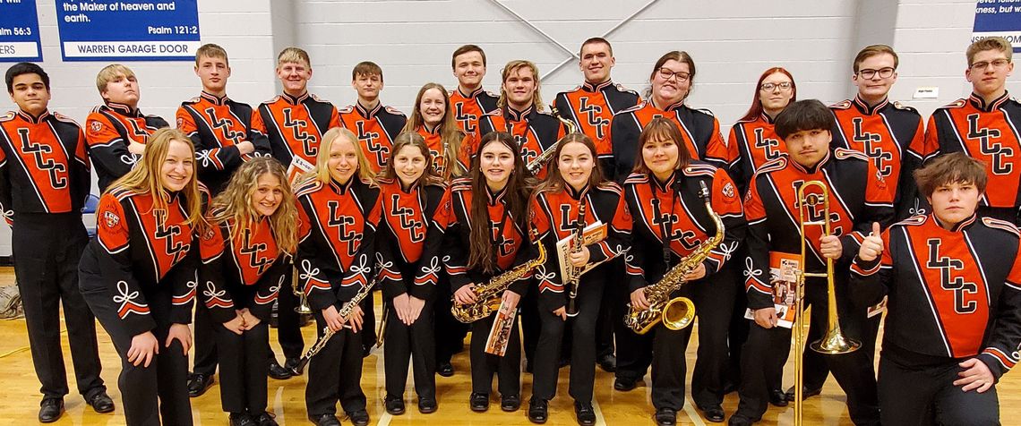 LCC musicians earn GNAC Honor Band status