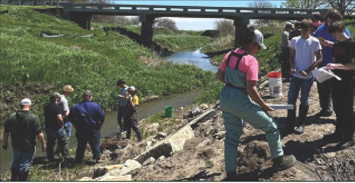 Local students evaluate Bow Creek Watershed by Crofton