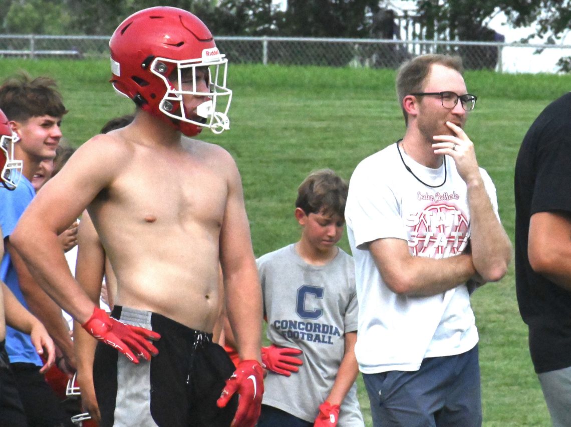 New Cedar Catholic head football coach James Kaiser New Cedar Catholic head football coach James Kaiser