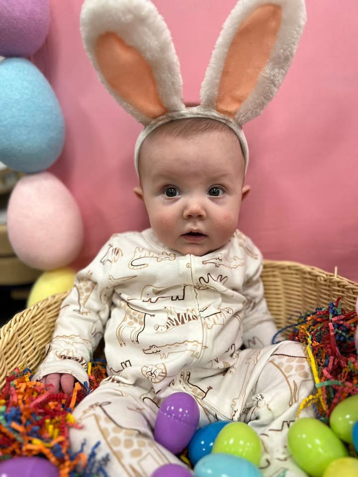 Poses for an Easter holiday