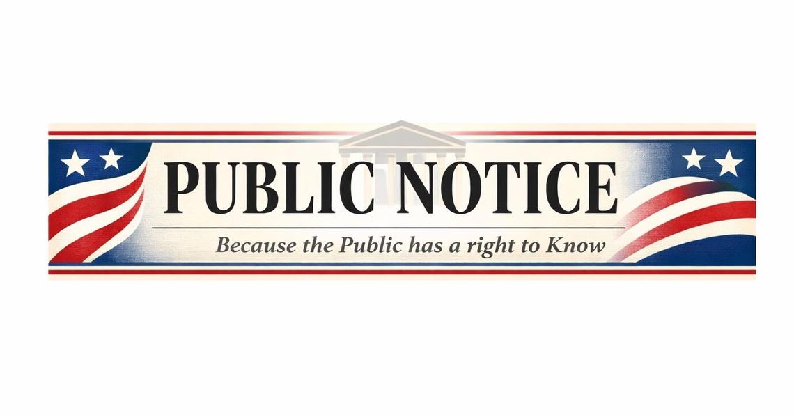 Public Notice Public Notice