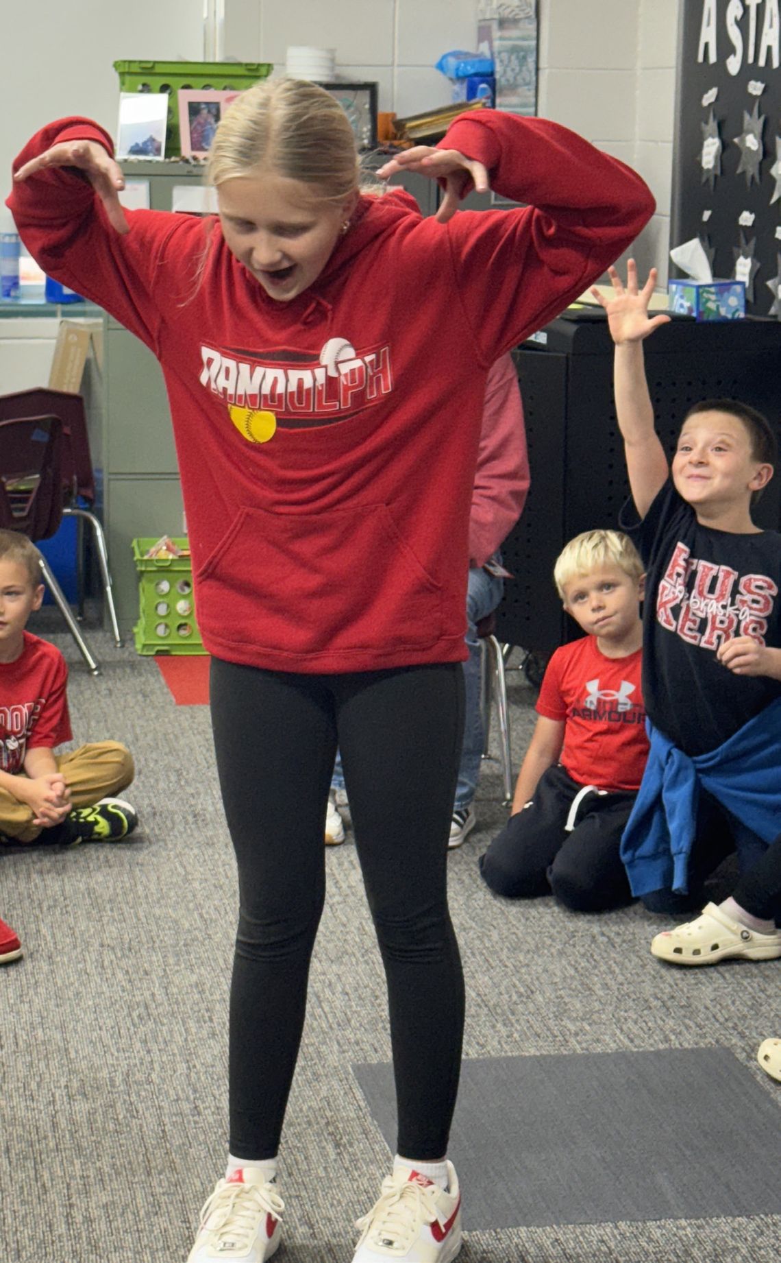 Randolph Elementary students interview Mayor Randolph Elementary students interview Mayor