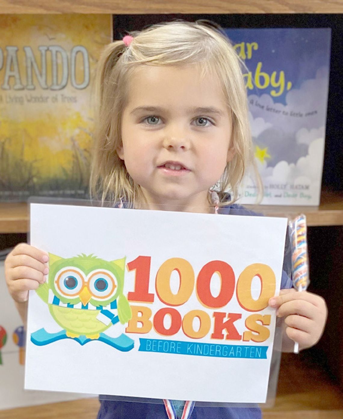 Steffen earns “1000 Books Before Kindergarten”