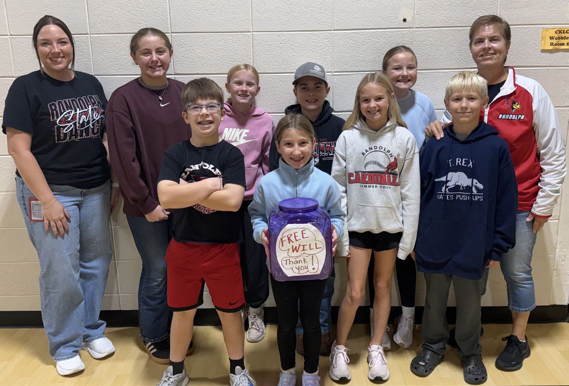 The Randolph Elementary student council