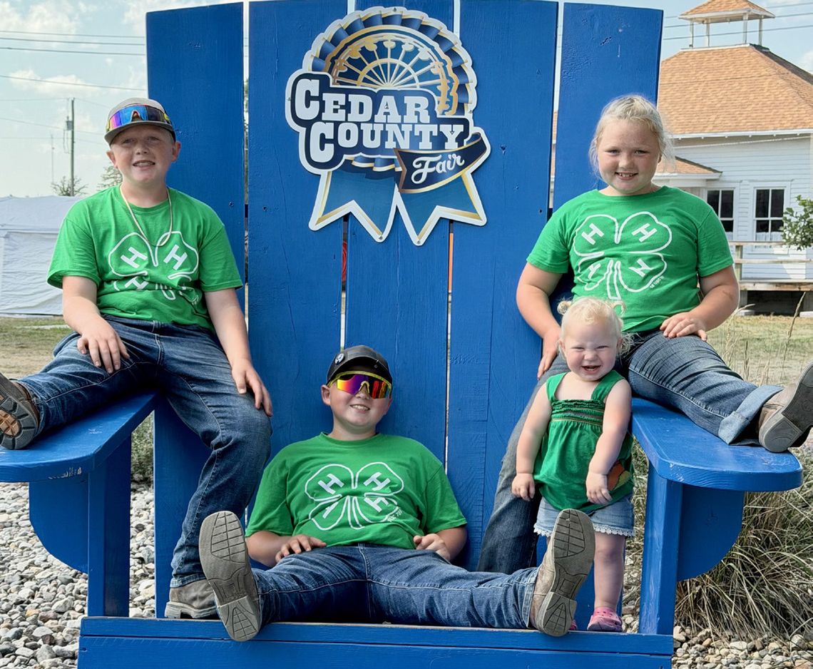 The Tanderups reflect dedication shared by Cedar County 4-H families The Tanderups reflect dedication shared by Cedar County 4-H families