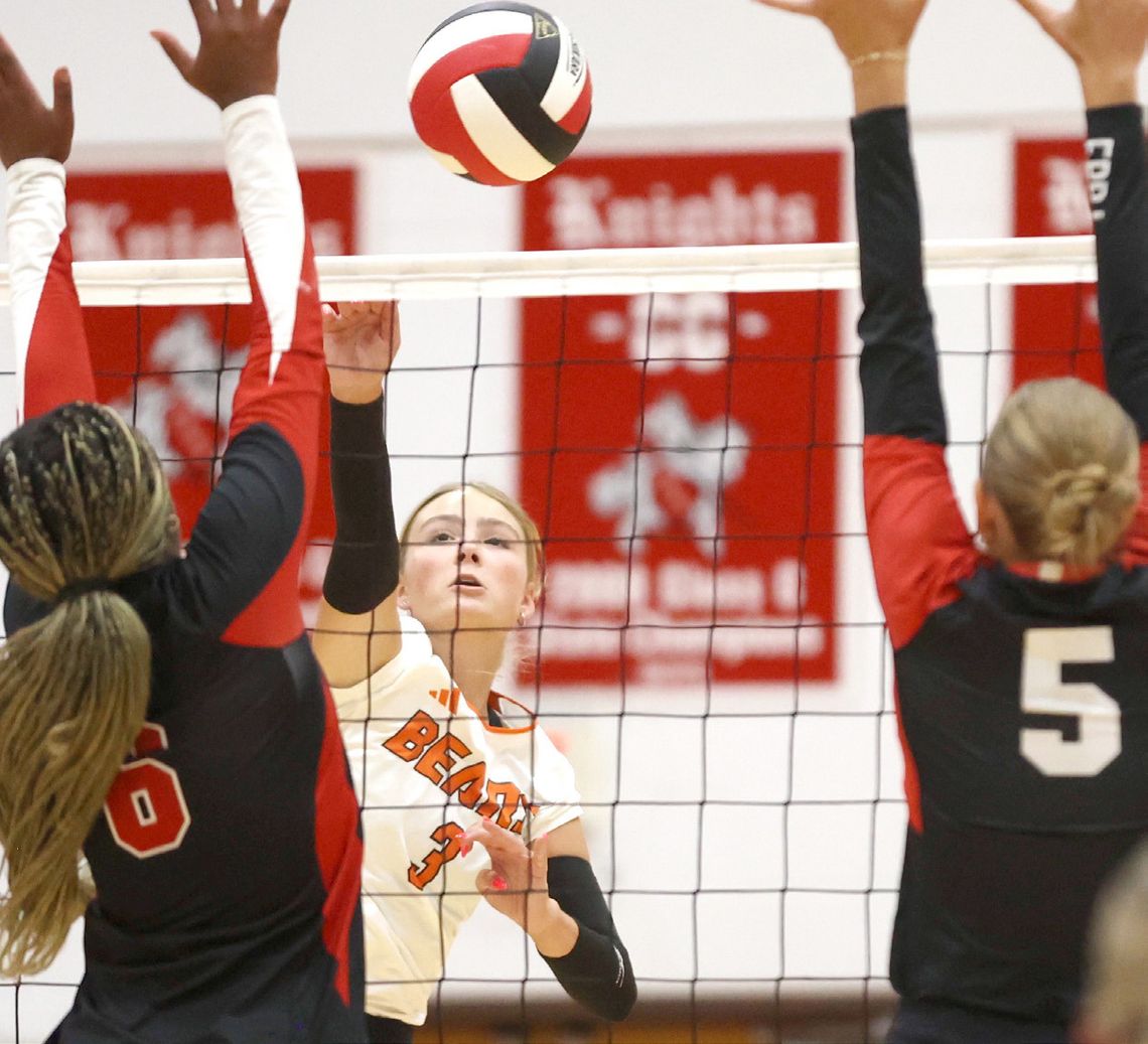 Volleyball action