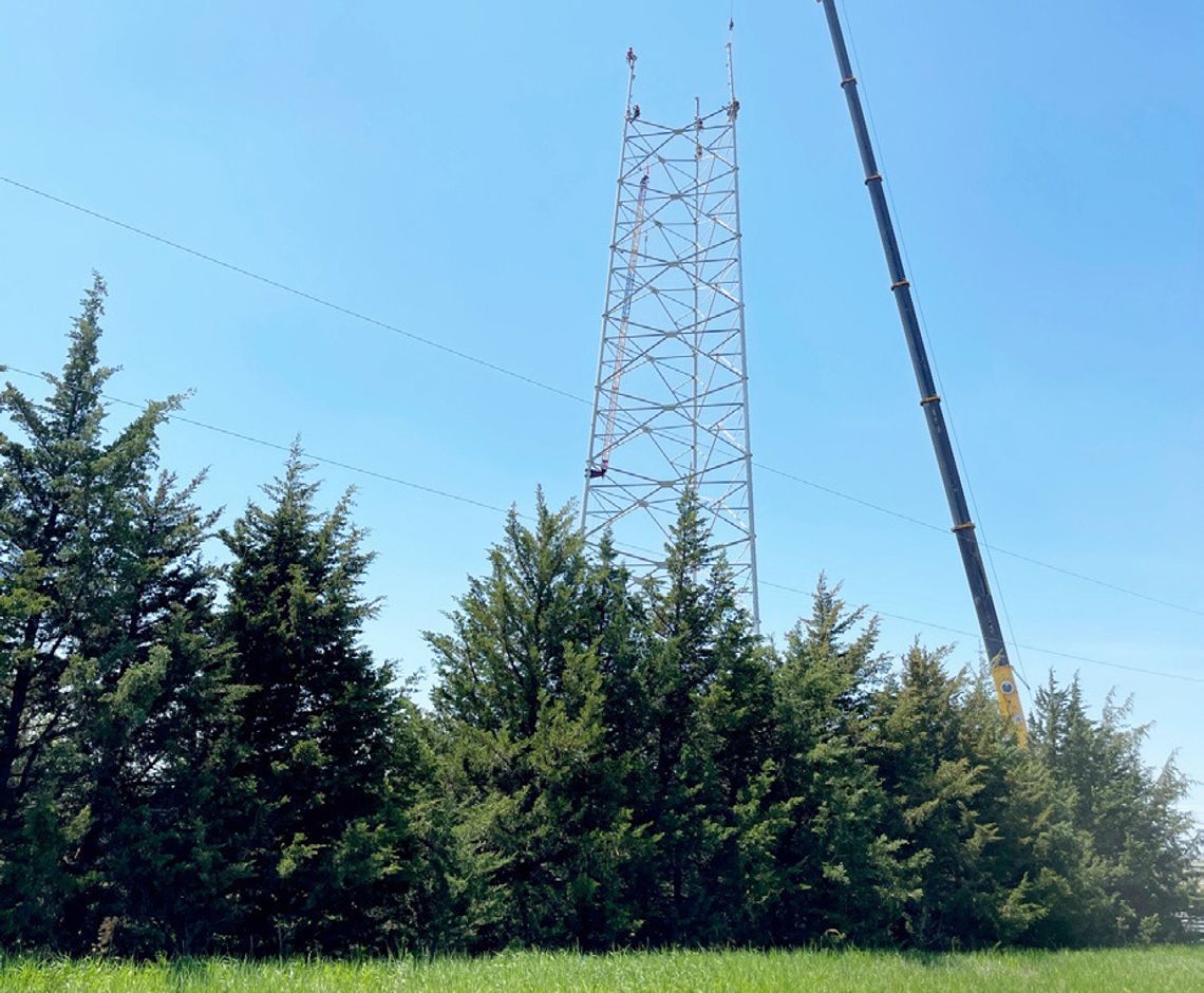 Work continues on Cedar County's new communications tower site