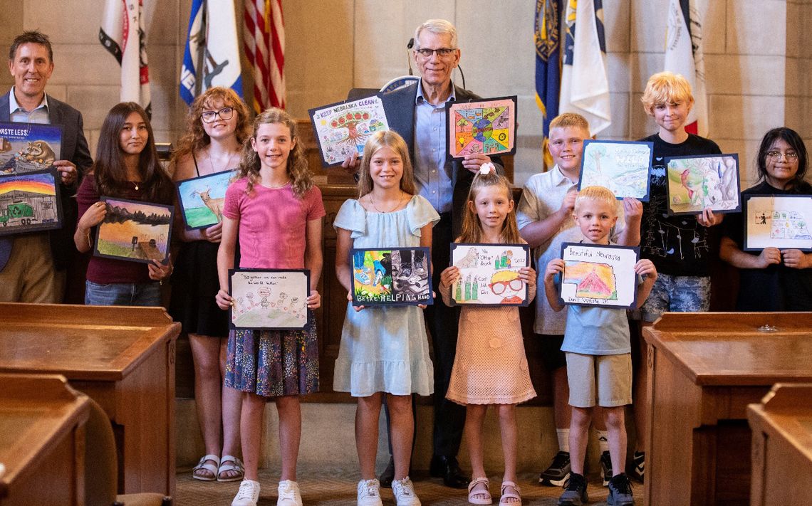 Wynot student’s artwork earns spot in statewide environmental calendar