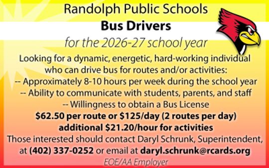 Randolph Public Schools - Bus Drivers