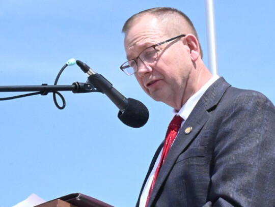 Dist. 40 Sen. Barry DeKay was one of the guest speakers at the event.