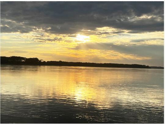 Third Place - Mary Pinkelman “Relaxing on the Missouri”