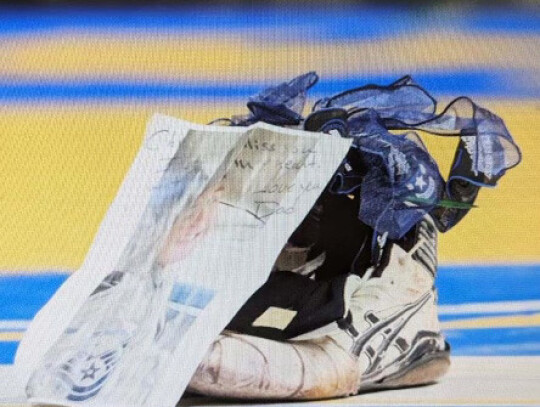 A tribute was left on a state tournament wrestling mat honoring the late Christopher Schumacher, and his father, retiring Plainview educator and longtime coach Chad Schumacher. Chris Schumacher was a 2006 Randolph High School graduate. The tribute receive