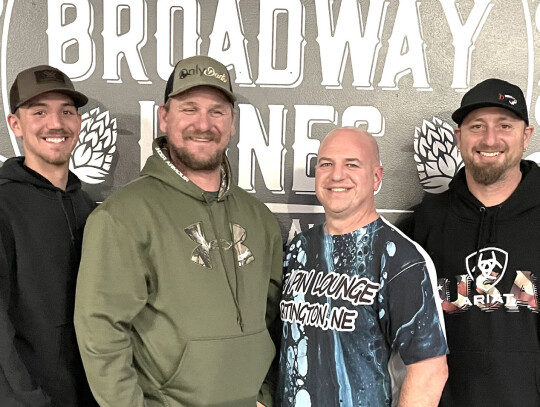 The Thursday Night Commercial winner was Ten Pin Lounge with a 2,551. Team members are Aiden Gratzfeld, Ryan Gratzfeld, Jeff Bruning, and Joey Leise.