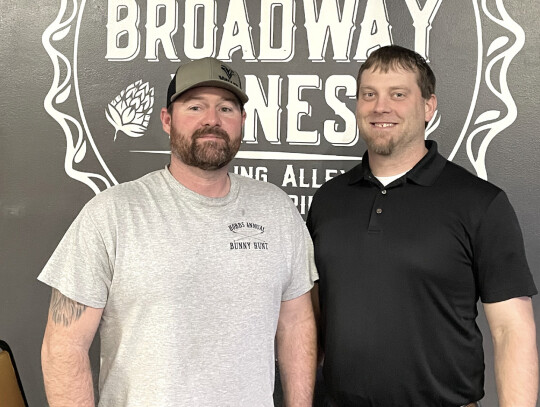 The Doubles winners for the Hartington City Bowling Tournament were Lucas Lauer and Eric Hames with a 1,391.