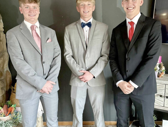 Bradyn Urwiler, Gibson Roberts, Dylan Taylor