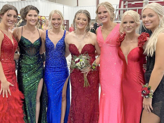 Lainey Schutte, Rachel Rasmussen, Ava Christensen, Baylie Graf, Tali Erwin, Avery Hahne, Ryleigh Specht