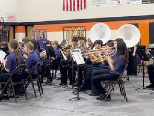 Hartington-Newcastle Public School’s Concert Band earned an excellent rating at the event.