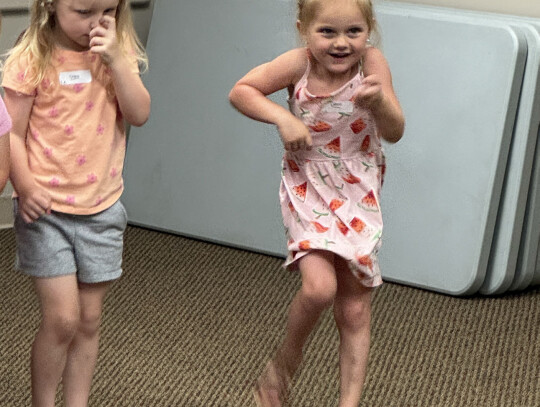 The Lied Randolph Public Library kicked off its summer reading program Tuesday morning with programs for preschool children and kindergartners. The first Tuesday story hour of the summer (above) was well attended and featured a bubble and ocean theme in m